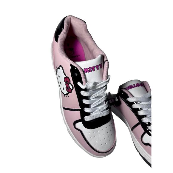 Hello Kitty by Sanrio Women's Pink Casual Court Sneakers NEW (Size 8) - Picture 5 of 16